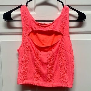 Sexy Charlotte Russe Crop Top with Key Hole Cut Out!